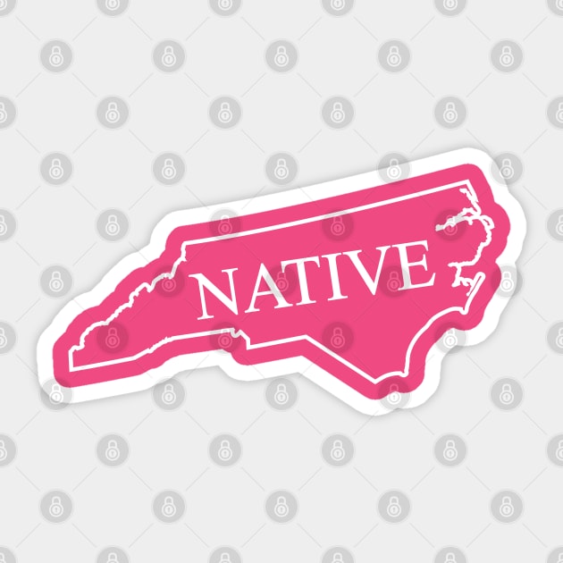 NATIVE - North Carolina Sticker by LocalZonly